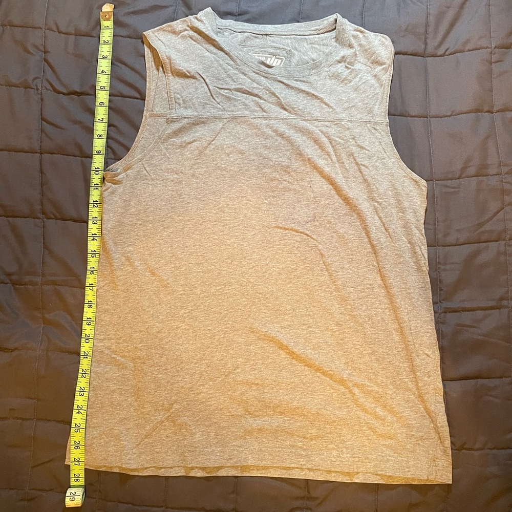 Large Grey Urban Pipeline Muscle Shirt